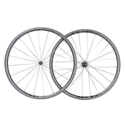 Image of ELITEWHEELS Road Bike Carbon Wheels 700c Clincher 30 /38 /50 /55 /60 /82mm Carbon Wheelset Tubeless Ready Cycling Wheel U Shape