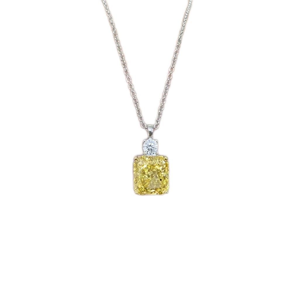 Collier de Mariage Moissanite en Argent 925 étincelant de haute joaillerie - 6
