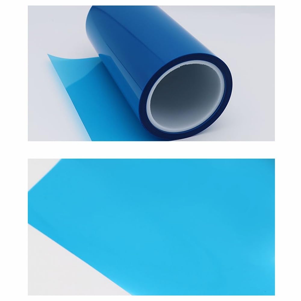 Film De Démoulage PET 10c, Film Simple Face Enduit De Silicone 7,5c, Film Isolant Haute Température Bleu(7.5c-200x30m)