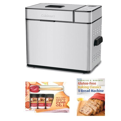 Buy Cuisinart CBK100 2Pound Programmable Breadmaker w/ Kamenstein Mini Spatula Spice Set