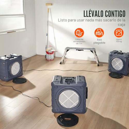 Purificador de aire para eliminar polvo y olores en talleres y hogares 8