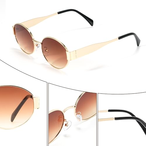 Oval Sunglasses for Women Men, Womens Sunglasses for Shopping, Party, Driving3