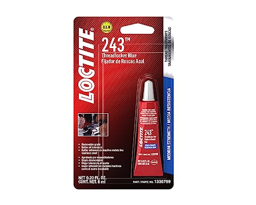 Loctite 1330799 243 Blue Oil Resistant Threadlocker Tube, 6-milliliter by Loctite