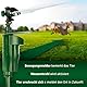 GARDIGO® Wasserstrahl Tiervertreiber I Vogelabwehr, Reiherschreck, Katzenschreck für Garten | PIR-Bewegungsmelder I Reichweite bis zu 10 m I Vogelschreck, Katzenabwehr, Hundeabwehr | Inkl. Batterien