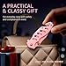 Legal Pink Pocket Knife for Women - Legal Small 2.68 Inch Serrated Blade - Womens Folding Knives for Self Defense Survival EDC - Cute Girl Survival Tool for Travel 6655 P