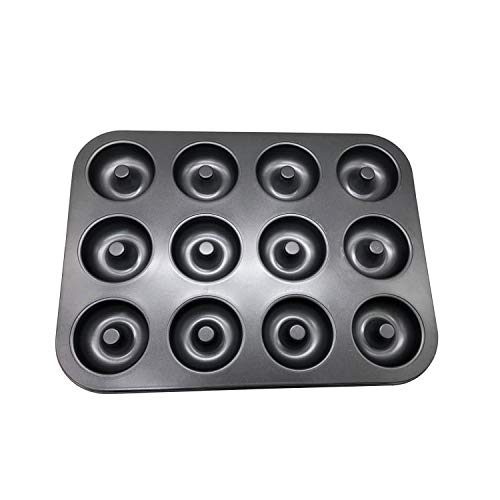 Waytiffer Nonstick Donut Pan Donut Baking Pans Donut Molder Carbon Steel Mini Donut Mold Donut Baking Tray Bagels Mold for 612 Donuts Bagels Doughnuts Biscuit Cake Baking Tray 1 12 Donuts pan