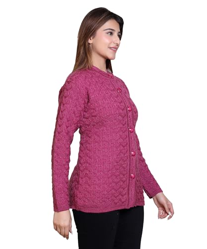 Image of Grand Line Winter wear Acrylic Lady Cardigan /Sweater for Casual and Evening outings