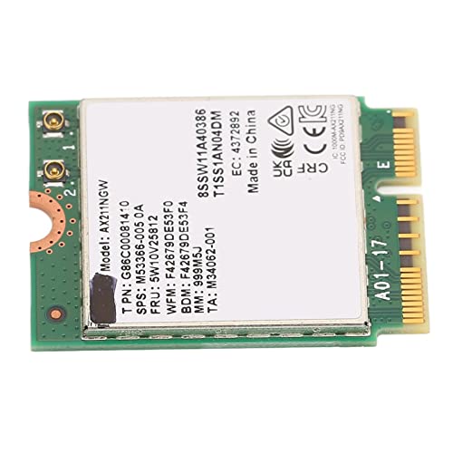 Tarjeta de Red M.2 AX210NGW 6E No Cable BT5.2 Banda Expande a 802.11ax ac para Laptops PC miniatura 7