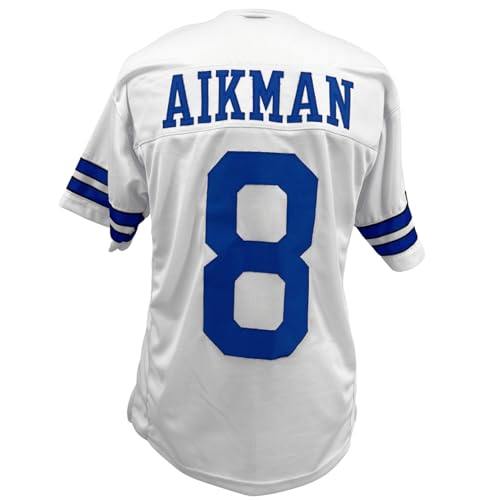 NFL アメフト AIKMAN 8 ホワイト シャツ NFL アメフト AIKMAN 8 ホワイト シャツ NFL アメフト AIKMAN 8