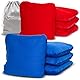 GoSports Uni – Erwachsene Bean Bags Doppelseitige Cornhole Slide & Stop Regulierung Turnier Sitzsäcke Set von 8, rot/blau, 6 x 6