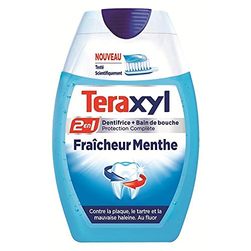 Dentifrice menthe Teraxyl lot de 4 pour une haleine fraîche durable et une protection des dents
