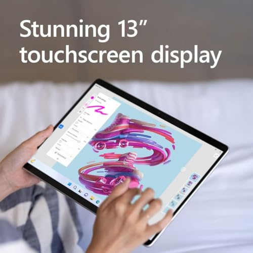 Image of Microsoft Surface Pro 9 (2022), 13 inch 2-in-1 Tablet & Laptop, Thin & Lightweight, Intel 12th Gen i5 Fast Processor for Multi-Tasking, 8GB RAM, 256GB Storage with Windows 11, Platinum, Microsoft Copilot