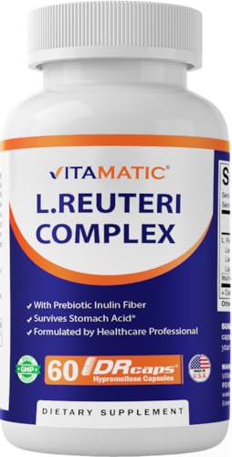 Vitamatic Lactobacillus Reuteri Complex – 22 Billion CFU per Dela...