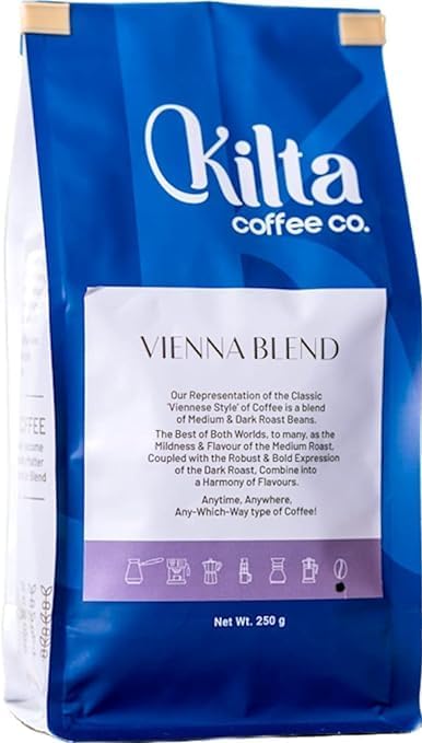Kilta Coffee Co Vienna Blend made with 100% Arabica Freshly Roasted Coffee (Whole Beans, 500 grams)