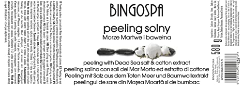 Bingospa Totes Meer Peeling Salz mit Baumwollextrakt 580 g