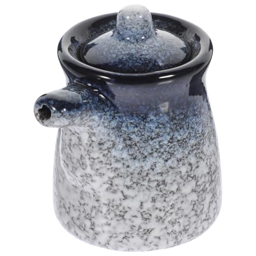 MAGICLULU Frasco molho soja vintage jarro molho soja recipiente de cerâmica armazenamento