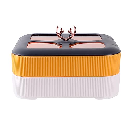 LIFKOME Dry Fruit Tray Lid Party Snack Box Elegant and Functional Snack Server for All Occasions