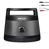 SIMOLIO Lautsprecher für Fernseher, TV Hörverstärker für Senioren Kabellos, Bluetooth Sprachverstärker für Hörgeschädigte, Tragbare Soundbar, Einfache Bedienung, Ersatz für Kopfhörer, TV Besser Hören