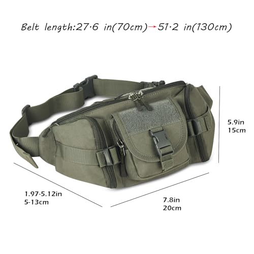 image for ArcEnCiel Tactical Fanny Pack for Men Women Waist Bag Hip Belt Outdoor