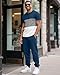 UOUA Mens 2 Piece Sweatsuits Outfits Color Block Loungewear & Joggers Sweatpants Summer Casual Track Suits Set