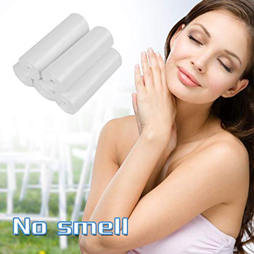 Mini Trash Bags 1.2 Gallon Inwaysin Mini Garbage Bags Compost Trash Can Liners 1-1.5 Gallon For Mini Trash Can Diaper Trash Bags 4.5-5 Liter 125 Count White #TOP4