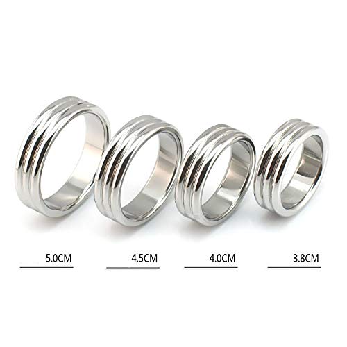 ペニスリング ステンレスリング アダルトグッズ 男性用 コックリング (38mm) - 画像6