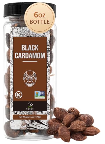 Soeos Cardamomo negro 6 oz.