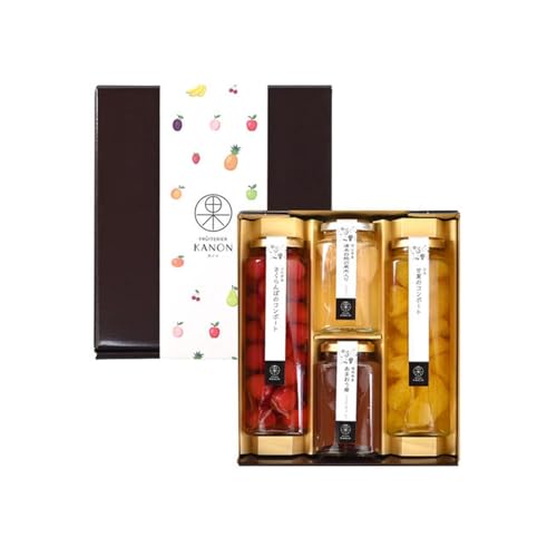 フリュテリーカノン KANON 国産果実のデザートアソート 4本 ゼリー ギフト×1個