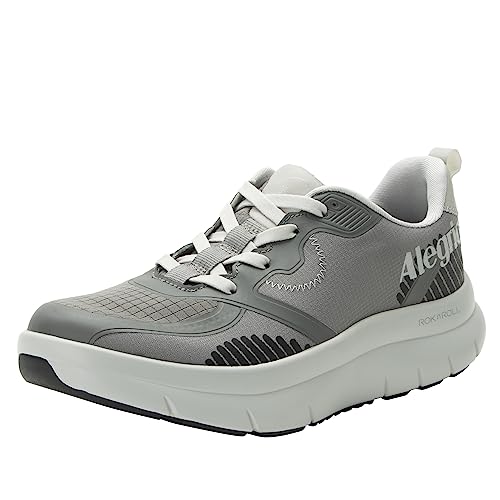 Alegria Women's Solstyce - Rok N Roll - Energizing Support for Effortless Movement - Slip-Resistant with Arch Support - Athletic Sneaker - Walking Shoes