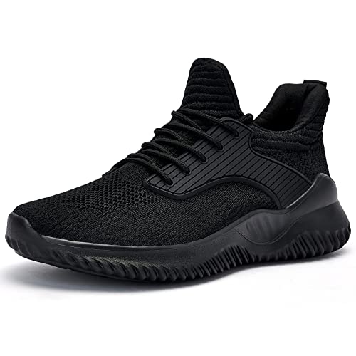 Walking Shoes for Men Sneakers - Memory Foam Tennis Running Shoes for Athletic Workout Gym Jogging Sports Lightweight Breathable Casual Sneakers