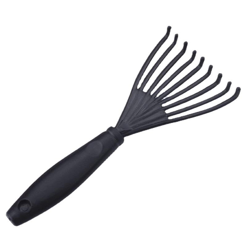 Hair Brush Cleaner Tool Black Cleaning Rake for Boar Bristle, Wave & Plastic Brushes and Combs