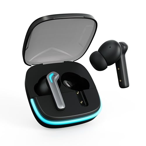 OnlyPRIME OnlyPRIMEAuriculares Inalámbricos Bluetooth con Micrófono ENC, Baja Latencia para Juegos y Llamadas, Batería 40 Horas