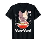 Wenn Sie romantisch sind, die Katzen, Neko, süße Katzen, Kawaii Neko lieben, dann ist dies perfekt für Sie. Perfekt für jeden Katzenliebhaber, Kawaii Neko oder Ramenliebhaber. Entworfen für Männer, Frauen und Kinder.