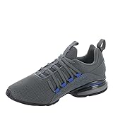 PUMA Axelion Spirit Sneaker, Castlerock Black-Victoria Blue, 6.5 US Unisex Big Kid