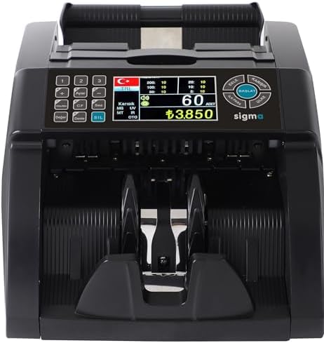 Sigma SC 8520 Sahte Kontrollü Para Sayma Makinesi