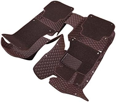 Image of Obsidian | 7D Premium Diamond Car Foot Mat with Luxurious & Elegant Look | 100% Waterproof and Dust Proof | Custom Fitted Car Floor Tray Mat for Audi Q8 - Coffee