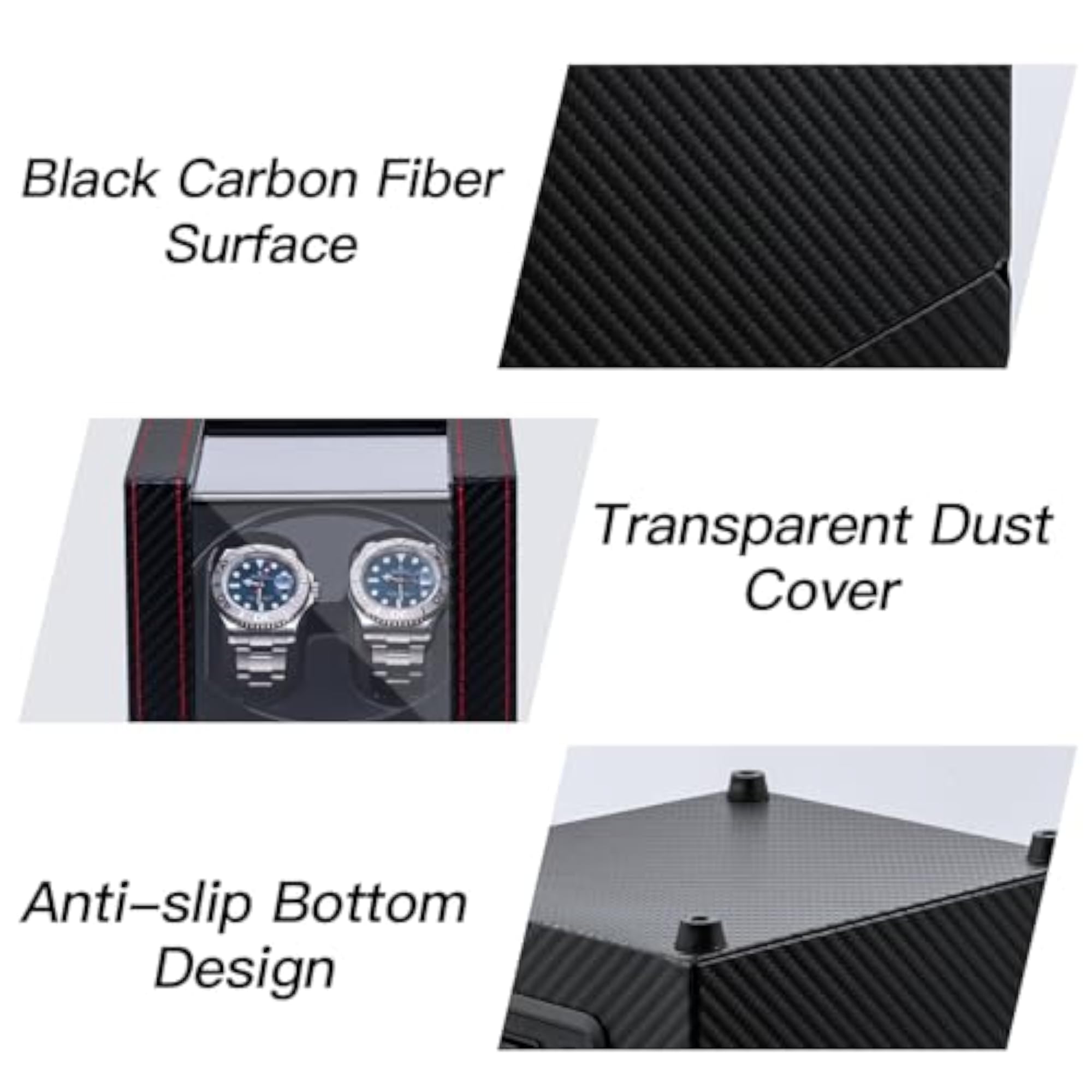 Watch Winder for Automatic Watches, Double Winder Box