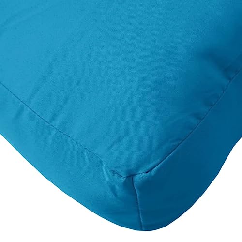Cojín para sofá de palets con tela premium de alto grosor azul 8