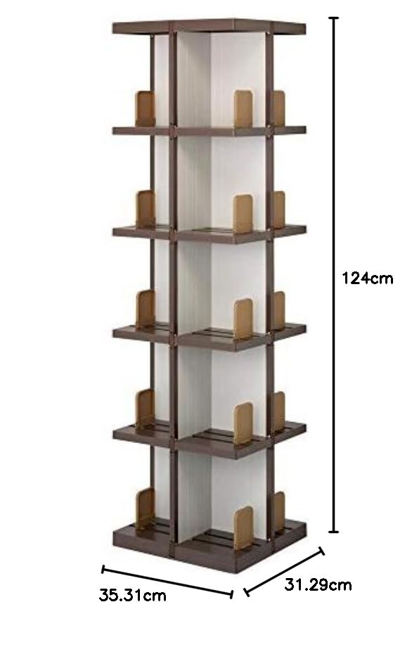 【新品・未使用】回転式ラック デビック5段ブラウン ISETO 伊勢藤 日本製 Amazon.co.jp: 回転式ラック デビック5段(ブラウン)DEVIC I-486(BR