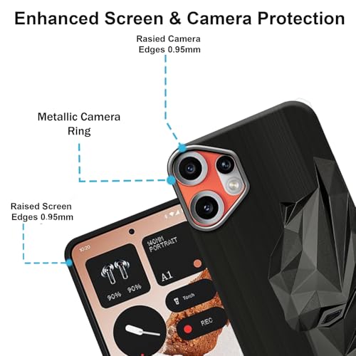 Image of VIDO Exclusive Soft Back Case Cover for CMF by Nothing Phone 2 Pro 5G (Shock Proof |360 Degree Complete Protection)