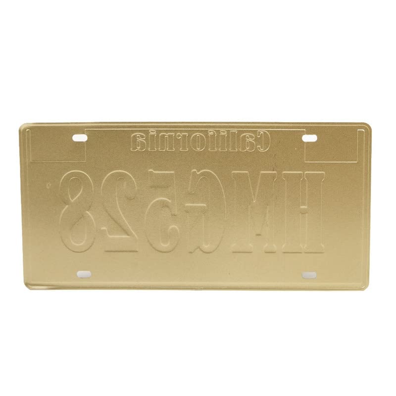 Image of HMG528 Multipurpose Metal Vintage Tin sign Boards Retro License Plate Vanity Gift Decorative Car Tag, Truck Front Plate Wall Art Design Number Plaque for Cafe, Living Room