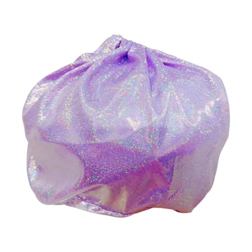 JISADER Bolsa para Pelota de Gimnasia rítmica, portátil, Ligera, con cordón para gimnastas de competición, PÚrpura