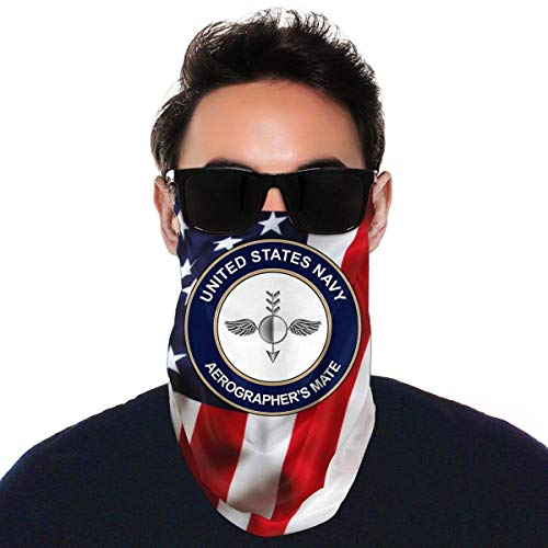 Us Navy Aerographers Mate Ag Multifunktion Halstuch Hochelastisch Schlauchschal Mikrofaser Gesichtsschutz Nahtloses Halswärmer Für