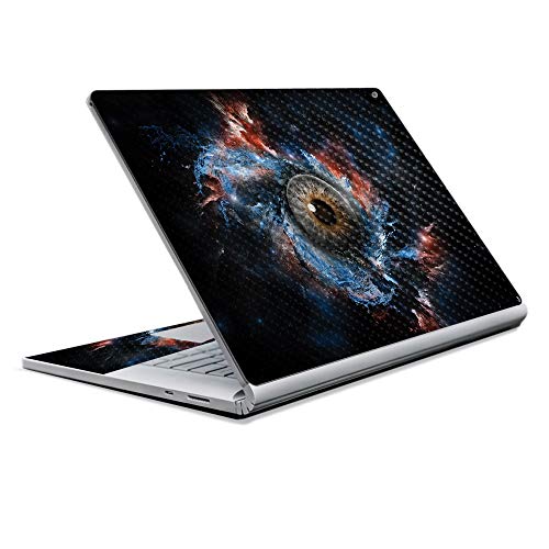 Image of MightySkins Carbon Fiber Skin for Microsoft Surface Book 2 13 inch (2017) - Eye See You,Protective, Durable Textured Carbon Fiber Finish,Easy to Apply, Remove, and Change Styles,