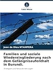 Familien und soziale Wiedereingliederung nach dem Gefängnisaufenthalt in Burundi.: Strategien und Herausforderungen