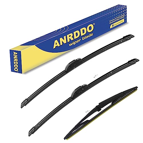 Image of 3 wipers Replacement For 2005 2006 2007 2008 2009 2010 Jeep Grand Cherokee Windshield Wiper Blades Set Original Equipment - 21 inch+21 inch+14 inch (Set of 3) U /J HOOK