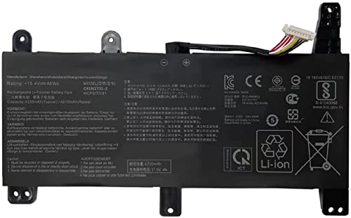 【Specifications】Battery type : Li-ion ;Voltage: 15.4V. Capacity: 66Wh/4335mAh . Battery life: Up to 500 recharge cycles over the life of the battery.