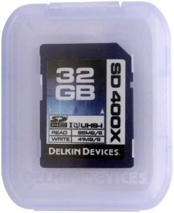 Delkin 32GB 400X SDHC UHS-I Memory Card (DDSD400-32GB)