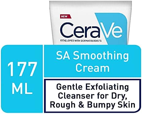 CeraVe SA Smoothing Cream for Rough and Bumpy Skin 177ml with Salicylic Acid and 3 Essential Ceramides
