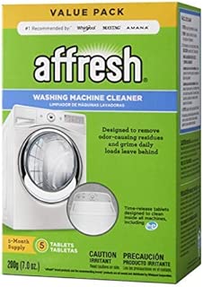 Affresh W10549846 Washing Machine Cleaner, 5 Tablets, White, 5 Count - coolthings.us